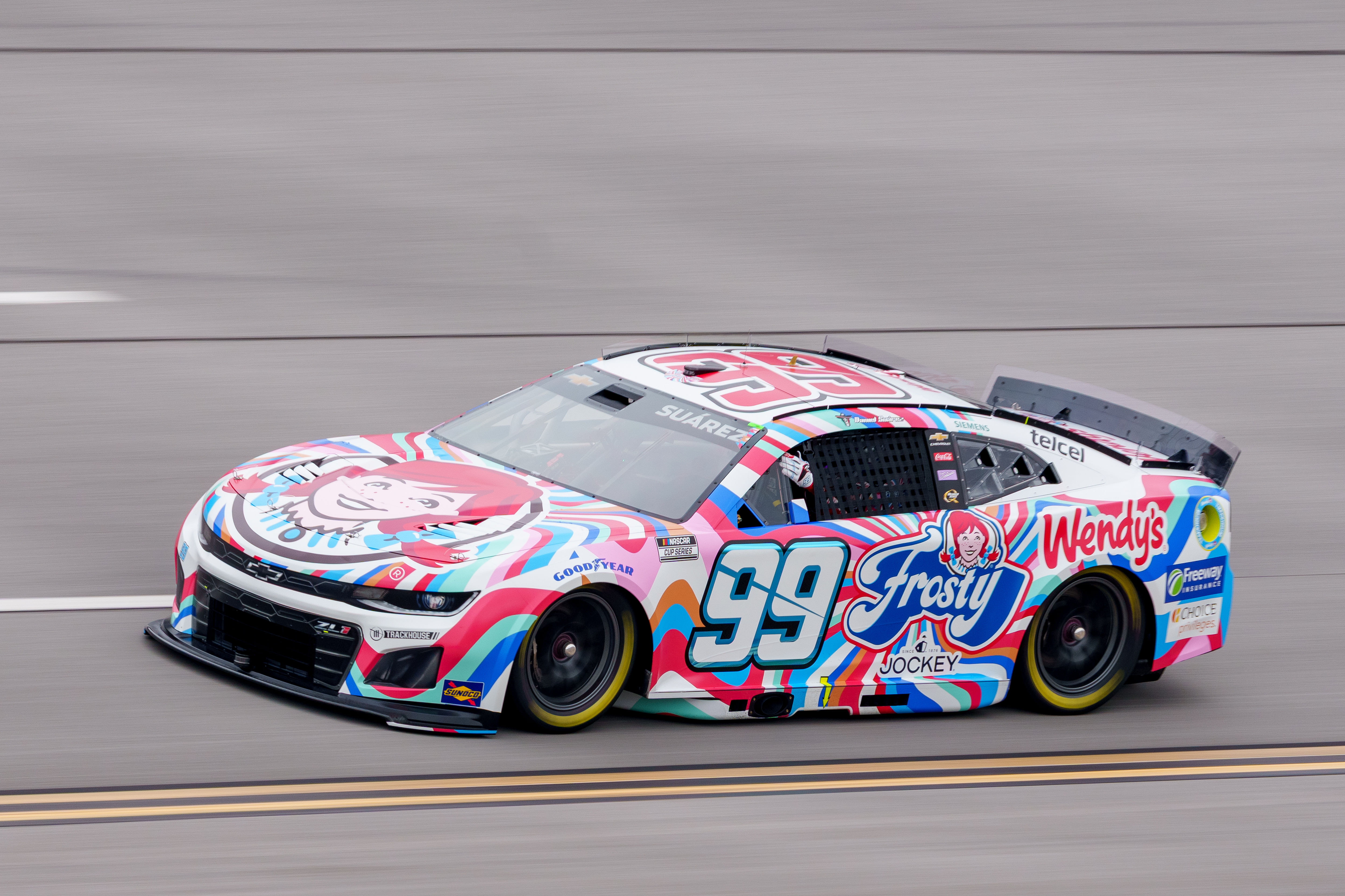 Daniel Suarez of Trackhouse Racing - Source: Imagn